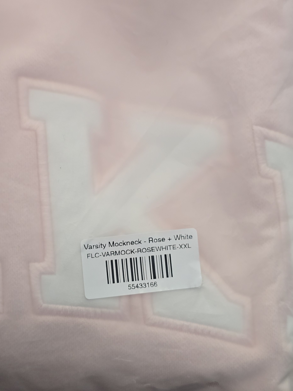 Parke Varsity Mockneck Rose White XXL Sold Out Mommy & Me Collection - Picture 14 of 14